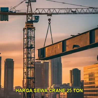 Informasi Mengenai Harga Sewa Crane 25 Ton di Proyek Anda
